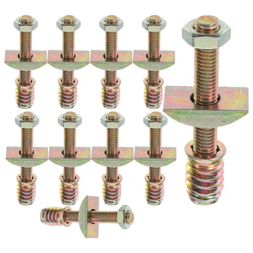 10pcs sturdy metal bed frame - bed,